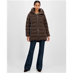 BCBG Women's Hooded Puffer Coat