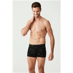 U.S. Polo Assn. U.S. Polo Assn. Erkek Antrasit Melanj - Siyah 3 Lü Boxer DMD.YLMZ.8A0L3P04.036
