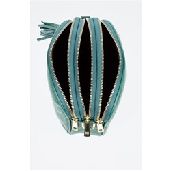 Bandolera de piel Verde y dorado - Firenze Artegiani