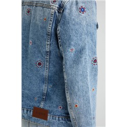 Chaqueta vaquera slim mandalas