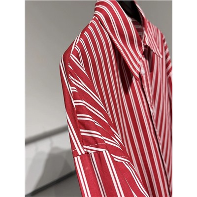 Рубашка оверсайз из поплина   ЗАР*А