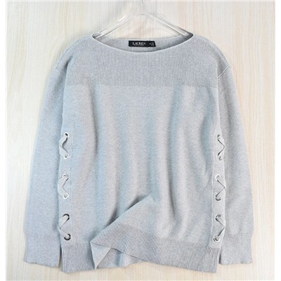 Женский свитер с боковыми ремешками с одним воротом и длинным рукавом РАЛЬ*Ф Л