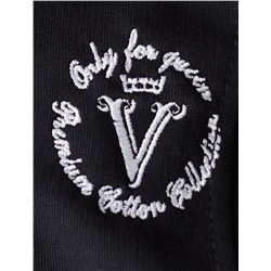 Джемпер с воротом на молнии из петельчатого  футера трехнитки с эластаном