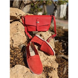 АВ. Zapatos CAMPING FUEGO+PELLE 169 rojo АКЦИЯ