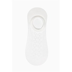 Penti Lemon Jacquard Beyaz Sarı 3lü Sneaker Çorap