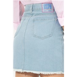 Kadın Mavi Jean Etek