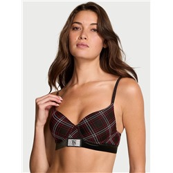 The T-Shirt Shine Patch Velvet Lightly Lined Demi Bra