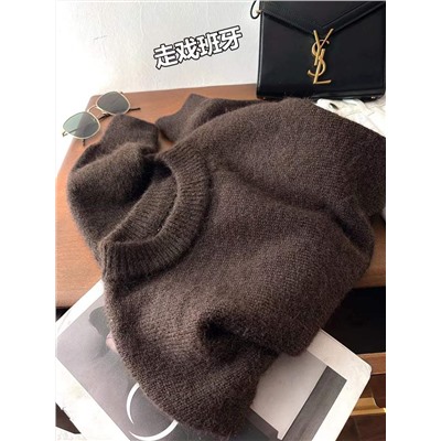 Женский пуловер из смесовой шерсти  МАНГ*О