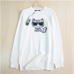 Удлиненный вязаный свитер Kar*l Lagerfel*d