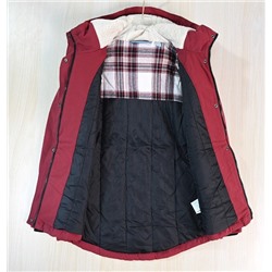 Женское зимнее теплое и ветрозащитное хлопковое пальто с капюшоном