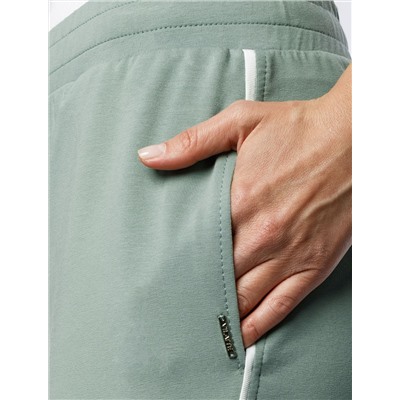 Свободные брюки  из тонкого премиального футера с эластаном