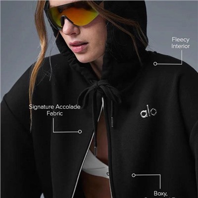 Женская хлопковая спортивная куртка AL*O