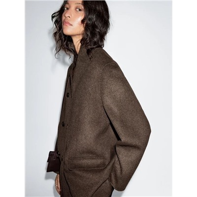 Женское шерстяное пальто МАССИМО Д