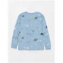 LC Waikiki Bisiklet Yaka Baskılı Uzun Kollu Erkek Çocuk Pijama Takımı, LCW Kids                                            
                                            Bisiklet Yaka Baskılı Uzun Kollu Erkek Çocuk Pijama Takımı