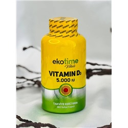 EkoTime, Витамин D3 5.000 IU 360 капсул