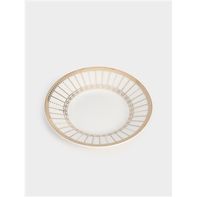 Пара кофейная, 2 перс, 4 пр, фарфор N, белая, с золотистым орнаментом, Golden