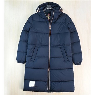 Женское  повседневное хлопковое пальто/куртка средней длины с капюшоном