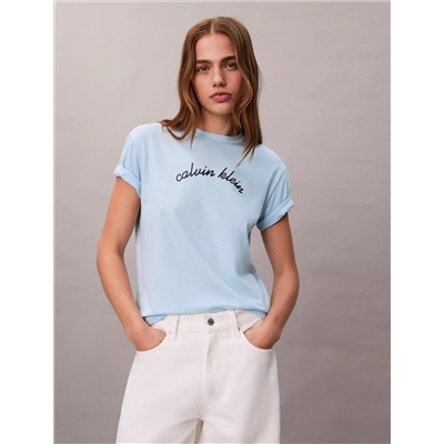 Script Logo Graphic Boxy T-Shirt