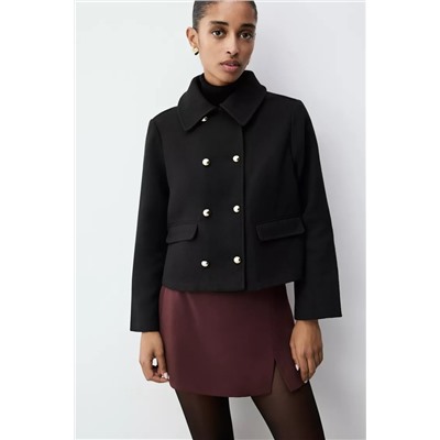 Cazadora paño botones dorados