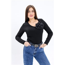 Лонгслив трикотажный Роза