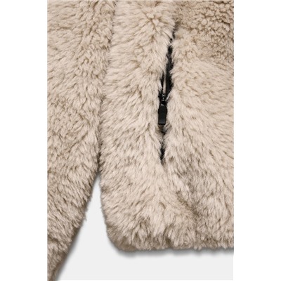 SHORT FAUX FUR HOODED COAT RECCO® TECHNOLOGY SKI COLLECTION, CHARACTERISTICS