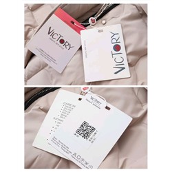 Женское теплое пальто Vi*cTor*y с ветро- и водозащитой, экспорт (этикетки на русском языке)