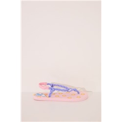 Chanclas tiras morado y rosa Snoopy