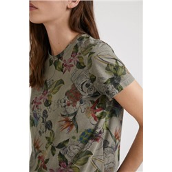 Camiseta tropical Mickey Mouse