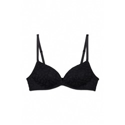 Sujetador triangular CHARMING relleno encaje negro