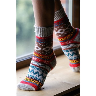 Носки шерстяные женские Хюгге