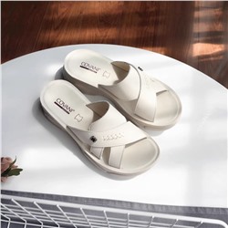 Кожаные сабо на толстой подошве. Экспорт в Россию