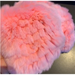 Женские меховые перчатки без пальцев  Chane*l