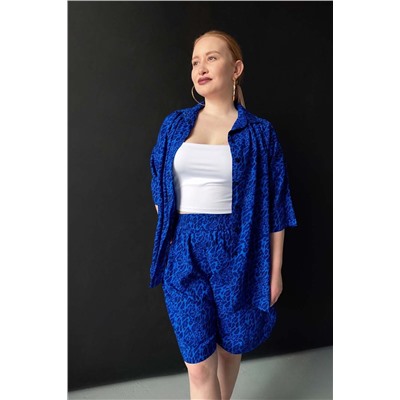 Костюм с шортами 1252 штапель НАТАЛИ #983914