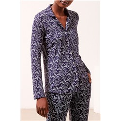 Ночная рубашка Lou Темно- синяя