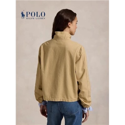 Женская хлопковая куртка с вышивкой, воротником-стойкой РАЛЬ*Ф Л