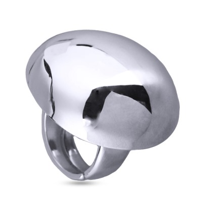 Кольцо 3см Геометрия (покрытие родий), Есть комплект