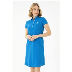 Kadın Saks Örme Elbise