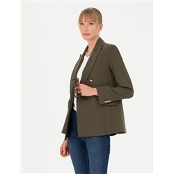 Kahverengi Slim Fit Ceket