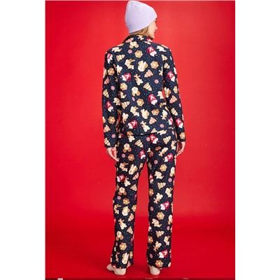 Old Navy x Disney Mickey Mouse & Friends Printed Flannel Pajama Set for Women