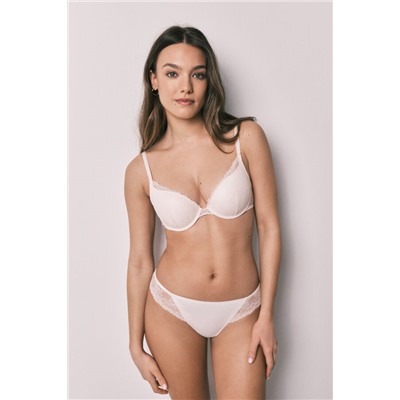 Sujetador push up encaje rosa GORGEOUS