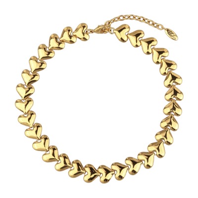 Колье Сердцеедка (покрытие золото) 36-42см, Есть комплект