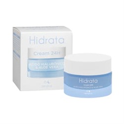 Увлажняющий крем для лица Deliplus с гиалуроновой кислотой и алоэ вера