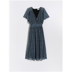 Kleid mit dekorativen Ärmeln