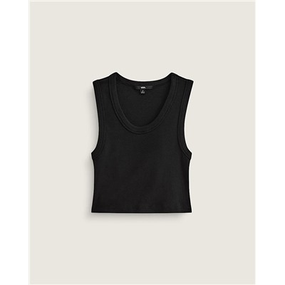 Drew Rib Tank Top black