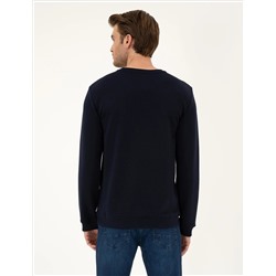Lacivert Regular Fit Sweatshirt