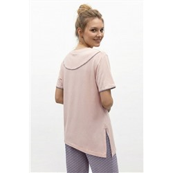 Женский домашний костюм с брюками и футболкой 410