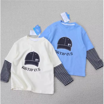 Лонгслив для мальчиков 4-15 лет