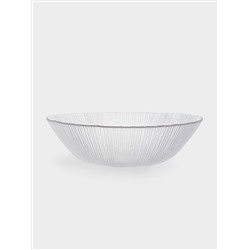 Салатник, 20х6см, 950 мл, стекло, с золотистым кантом, Wengen