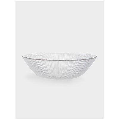 Салатник, 20х6см, 950 мл, стекло, с золотистым кантом, Wengen