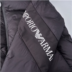 Мужская плотная куртка-пуховик с капюшоном EMPORIO ARMAN*I